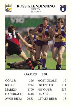 1994 The Great Footy Card Game #NNO Ross Glendinning Front